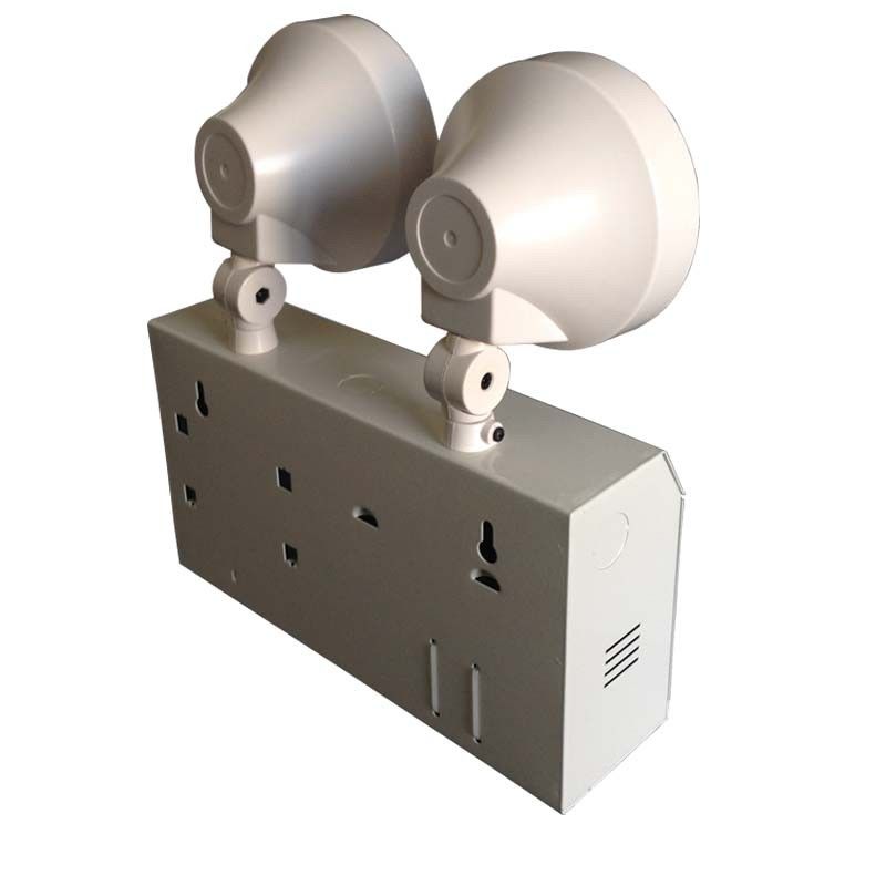 2W Twin Spot LED Emergency Light Steel Casing Ni-Cd Battery 3 часа Длительность TL020BN