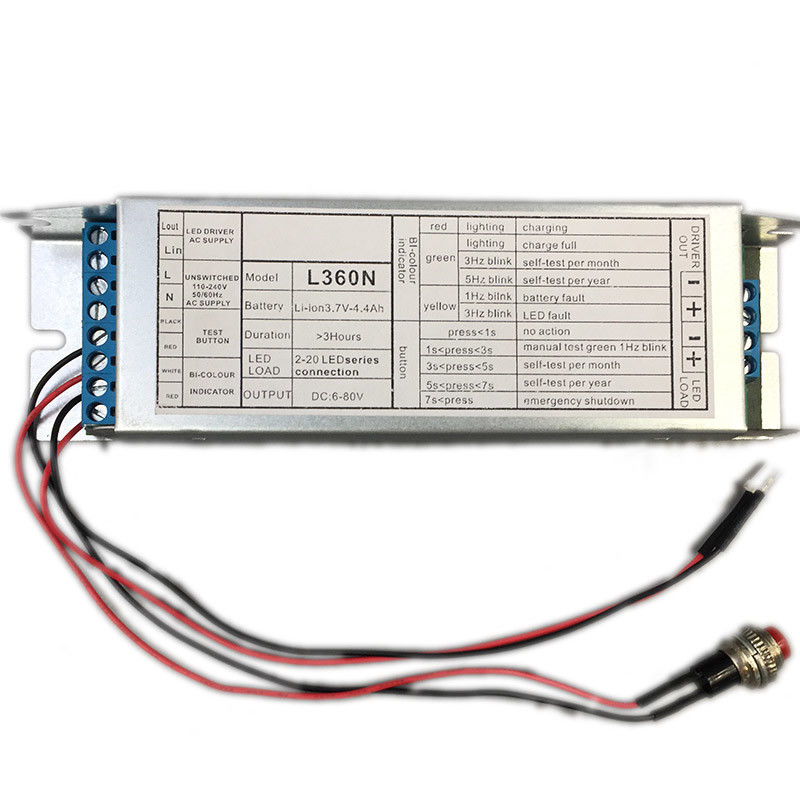 110V 220V 3-4 Ватт Выход CE светодиодный аварийный конверсионный комплект Функция самоиспытания L360