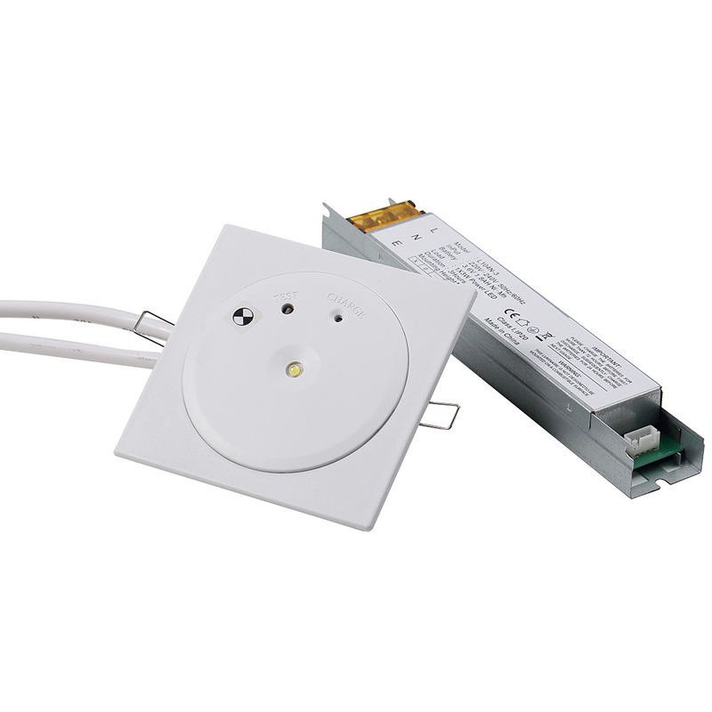 3 часа Длительность светодиодный экстренный свет с 3W SMD белый светодиод для потолка вставленный установленный