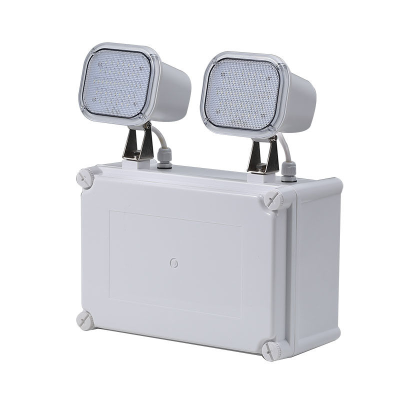 Запас батареи 3 часа светодиодный перезаряжаемый IP65 Twin Spot Emergency Light PC Casing L107N