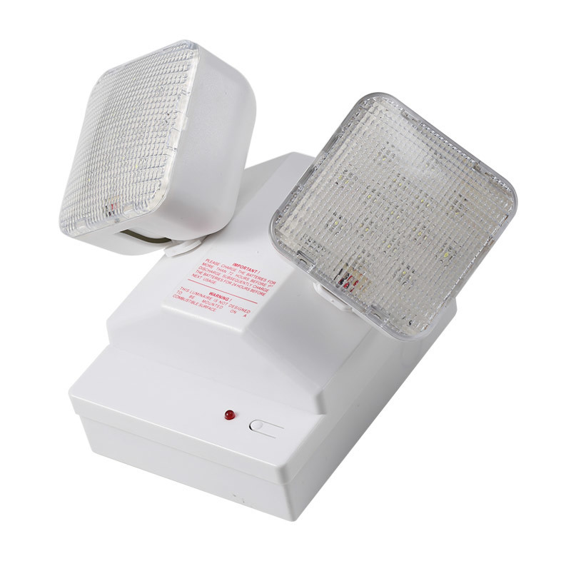6W Twin Spot LED аварийный свет 6500K 3.6V 3.0Ah Ni-Cd батарея ПК корпус IP20