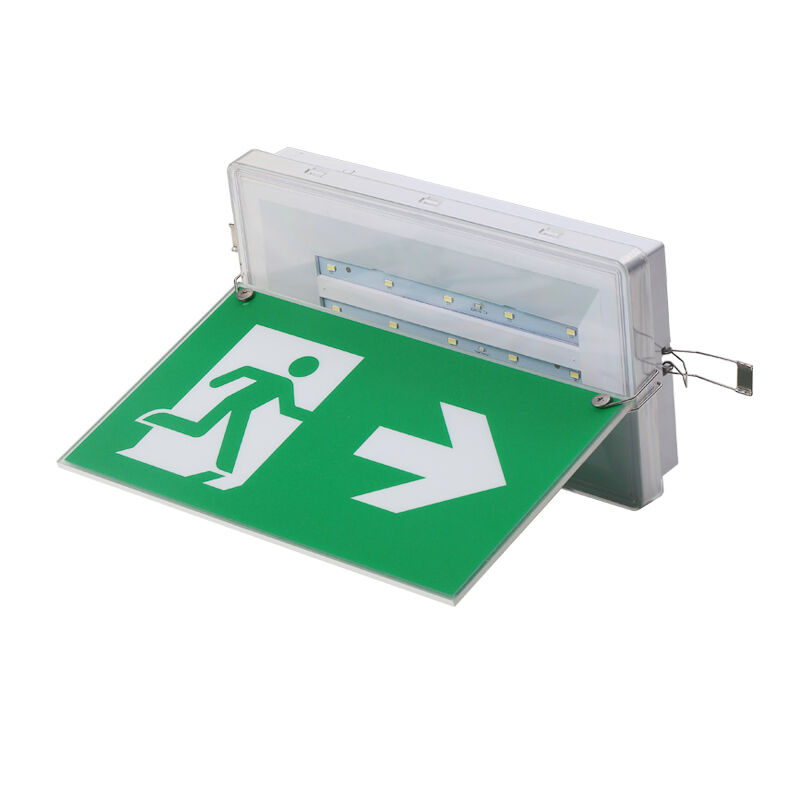 Светодиодный знак экстренного выхода с потолком с батареей Ni-Cd IP65 и 5730 SMD LED