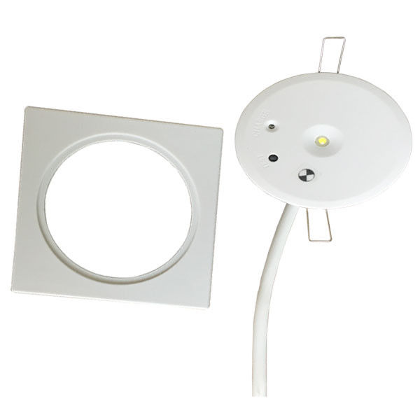 1W SMD Белый светодиод Потолочный Встраиваемый Монтаж Коммерческие Здания Самотестирующийся Аварийный Светильник IP20